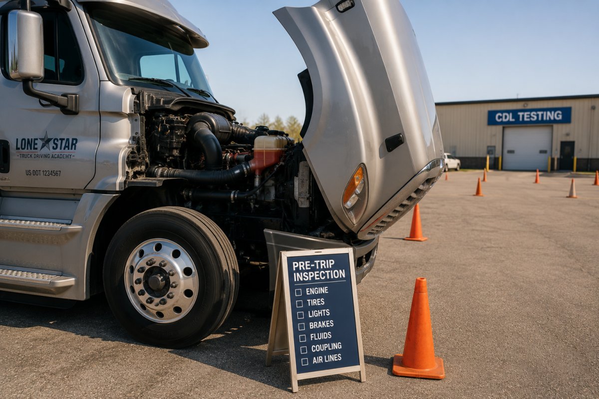 Third-party CDL testing and skills exam preparation near Dallas Texas
